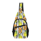 papaya design pattern All Over Print Chest Bag