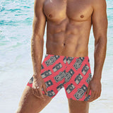 Camera Pattern Print Design 05 Men's Swimming Trunks