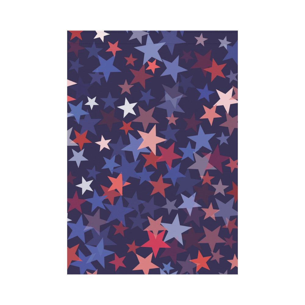 Red blue star pattern House Flag Garden Flag