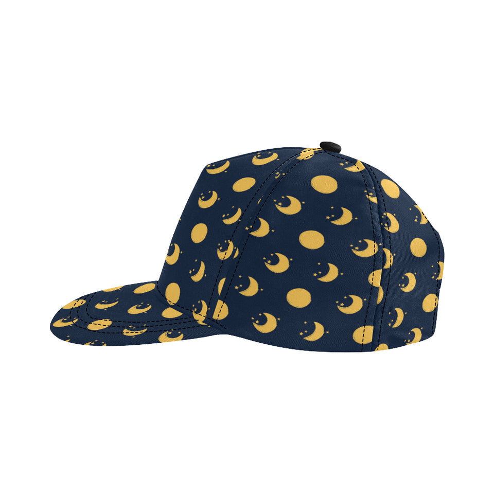 Moon star pattern All Over Print Snapback Cap