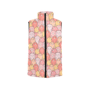 Pig Pattern Print Design 04 Men's Padded Vest