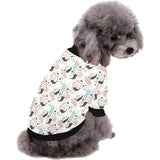 cute mermaid pattern All Over Print Pet Dog Round Neck Fuzzy Shirt