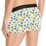 Chemistry Periodic Table Pattern Print Design 05 Men's All Over Print Boxer Briefs Men's Underwear