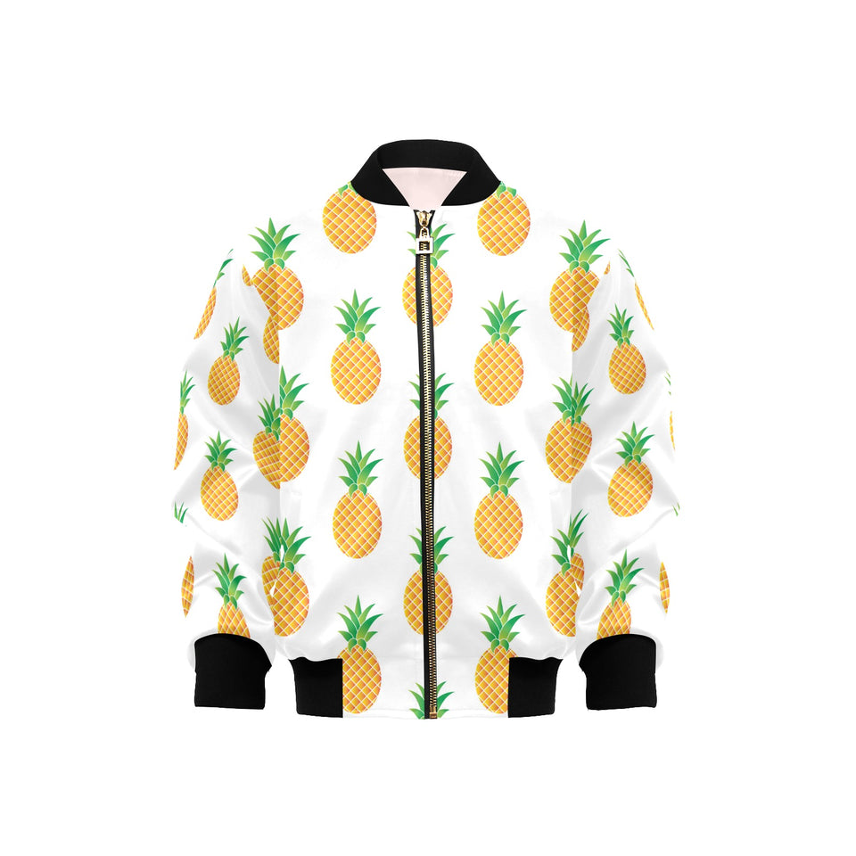 Pineapples pattern Kids' Boys' Girls' Bomber Jacket
