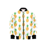 Pineapples pattern Kids' Boys' Girls' Bomber Jacket