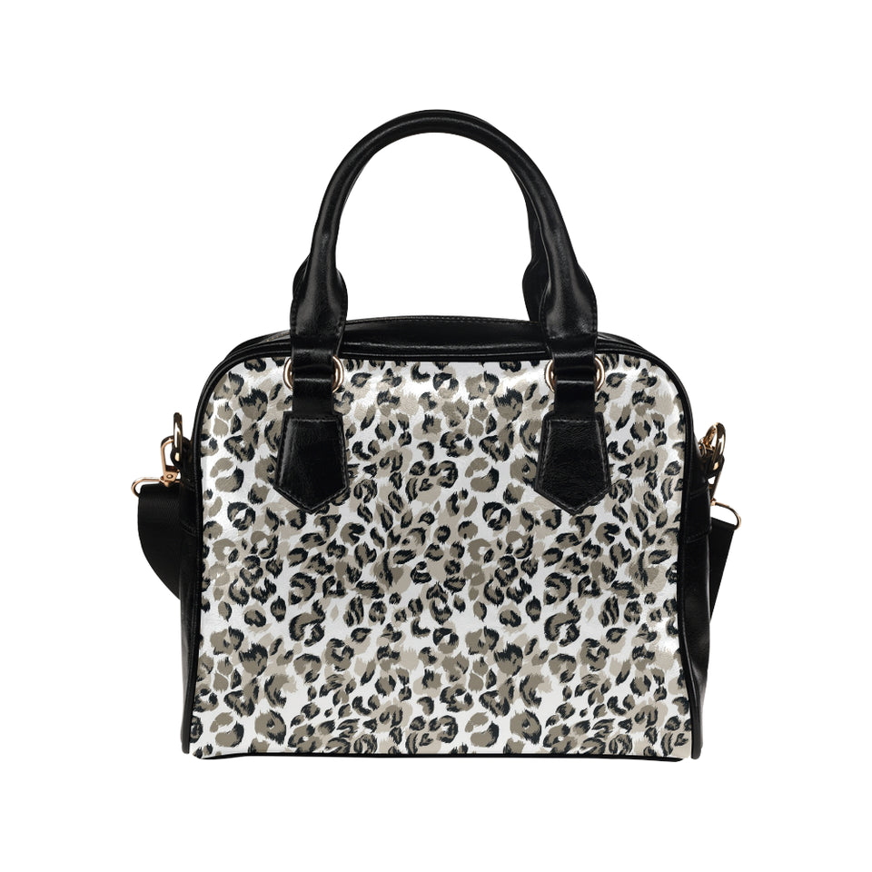Leopard skin print pattern Shoulder Handbag