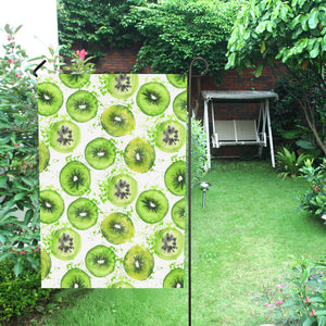 Watercolor kiwi pattern House Flag Garden Flag