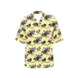 Ostrich Pattern Print Design 04 Women's All Over Print Hawaiian Shirt