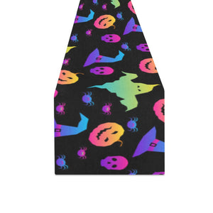 Colorful halloween background Table Runner
