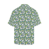 Pelican Pattern Print Design 04 Men's All Over Print Hawaiian Shirt (Model T58)