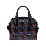 Octopus sea wave tropical fishe pattern Shoulder Handbag