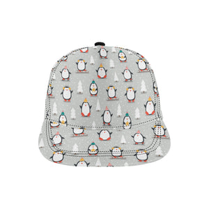 Cute Penguin christmas pattern All Over Print Snapback Cap