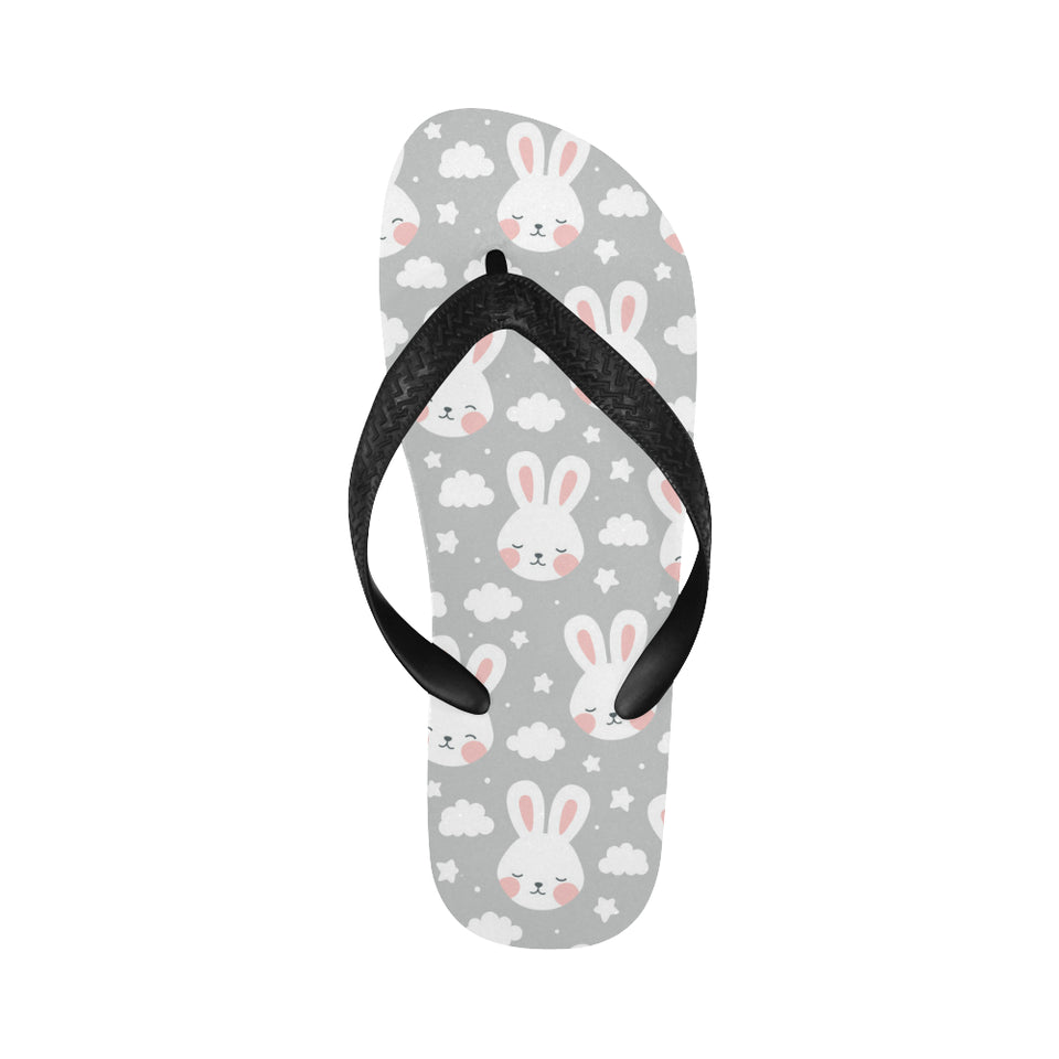 Rabbit cloud Pattern Unisex Flip Flops