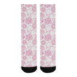 Sketch guava pattern Crew Socks