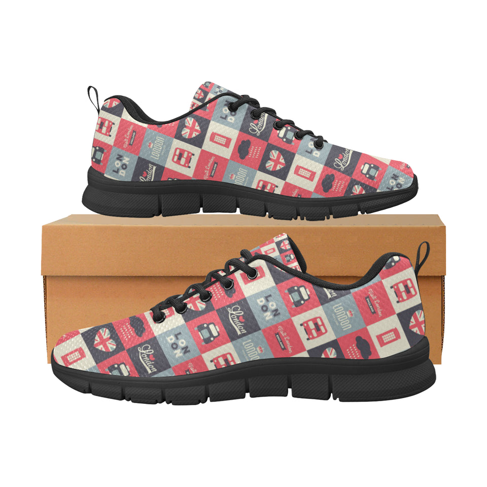 British Pattern Print Design 05 Women's Sneaker Shoes