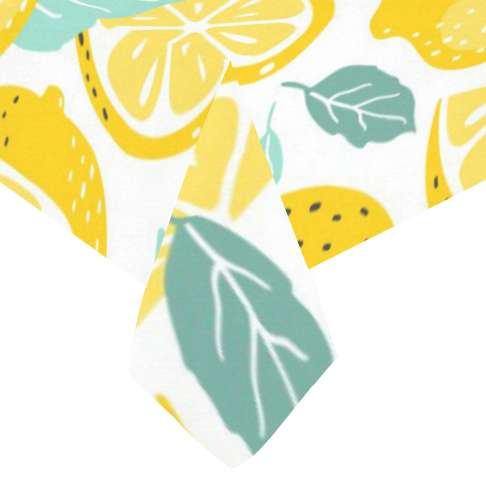 lemon design pattern Tablecloth