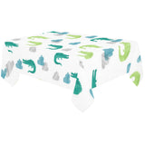 watercolor crocodile pattern Tablecloth