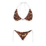 Fire flame dark pattern Sexy Bikinis Two-Piece Swimsuits