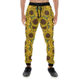 Sunflower pattern Unisex Casual Sweatpants