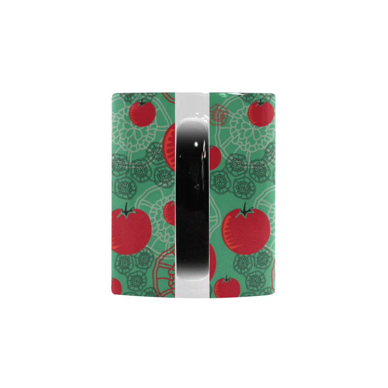 Tomato design pattern Morphing Mug Heat Changing Mug