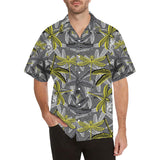 Hand drawn dragonfly pattern Men's All Over Print Hawaiian Shirt