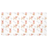 Chihuahua bone paw pattern Tablecloth
