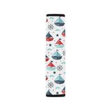 Cute color paper sailboat pattern Car Seat Belt Cover
