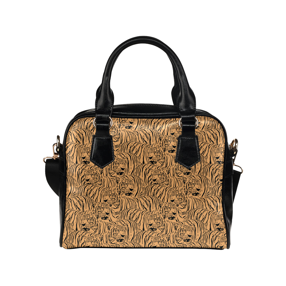 Bengal tigers pattern Shoulder Handbag