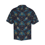 Beautiful peacock feather pattern Men's All Over Print Hawaiian Shirt