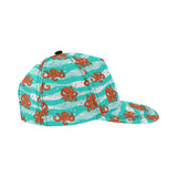 Octopuses sea wave background All Over Print Snapback Cap