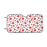 Ladybug Pattern Print Design 04 Car Sun Shade