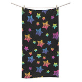 Colorful star pattern Bath Towel
