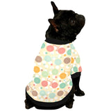 Bicycle Pattern Print Design 01 All Over Print Pet Dog Round Neck Fuzzy Shirt