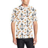 Clown Fish Pattern Print Design 02 Men's All Over Print Polo Shirt