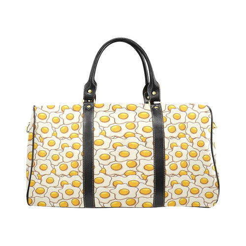 Fried Eggs Pattern Print Design 02 Travel Bag