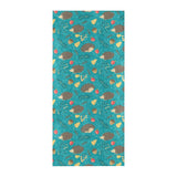 Hedgehog Pattern Print Design 01 Beach Towel