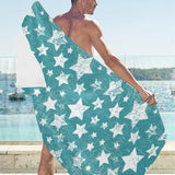 Vintage star pattern Beach Towel