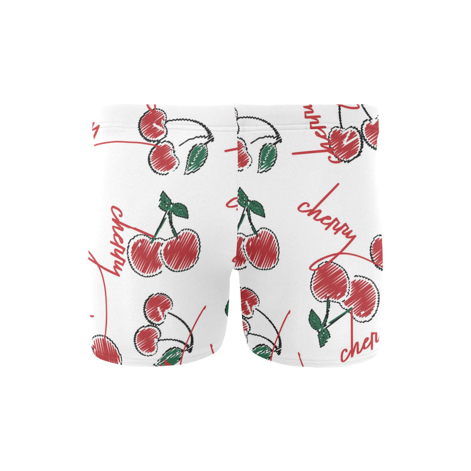 Hand drawn cherry pattern Men's Swimming Trunks