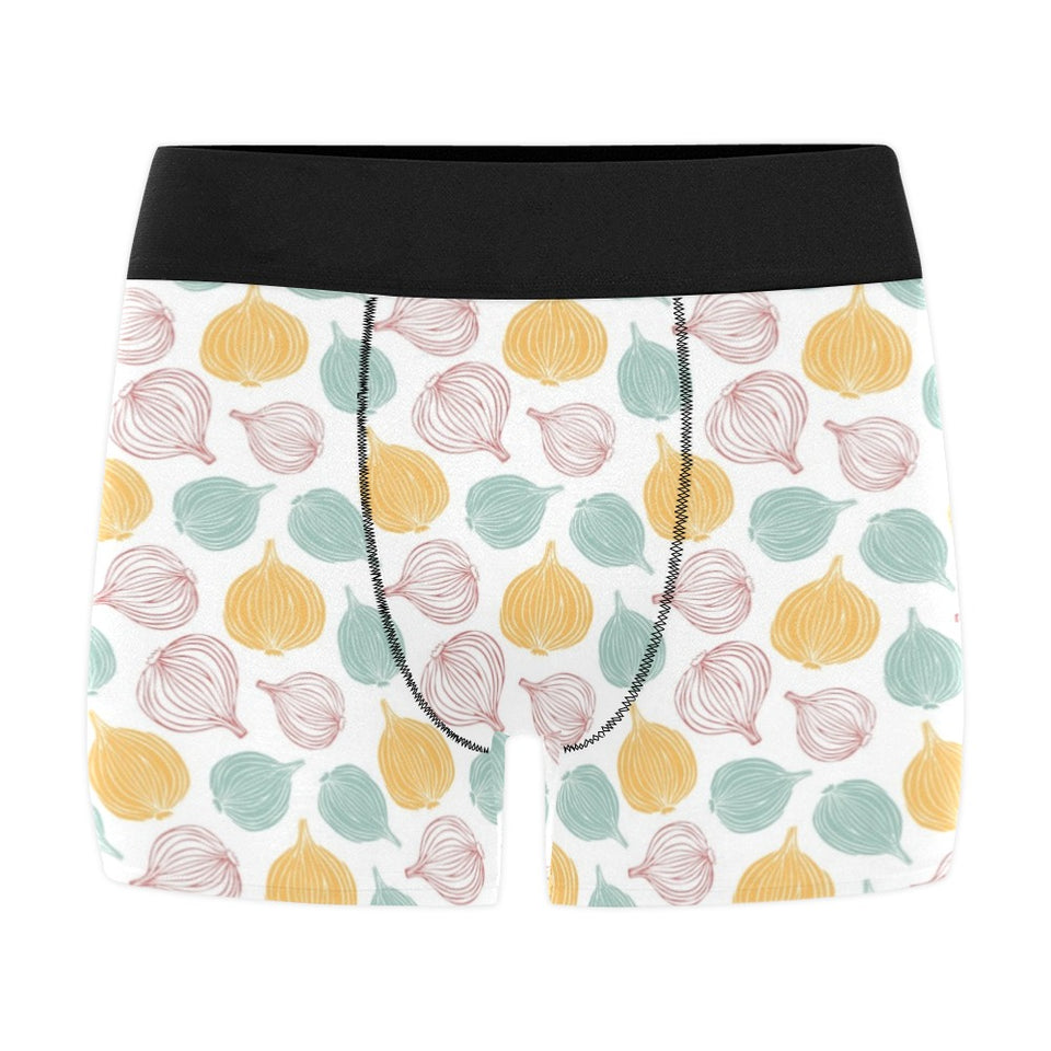 colorful onions white background Men's All Over Print Boxer Briefs Men's Underwear
