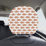 Clown Fish Pattern Print Design 05 Car Headrest Cover