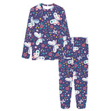 Colorful butterfly flower pattern.eps Women's All Over Print Pajama Set