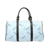 Dragonfly pattern blue background Travel Bag