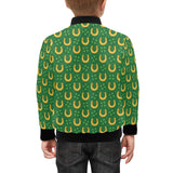 Horseshoes Pattern Print Design 05 Kids' Boys' Girls' Bomber Jacket