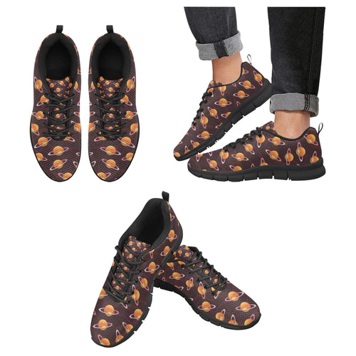 Hamburger Pattern Print Design 05 Men's Breathable Sneakers ( Model 055)