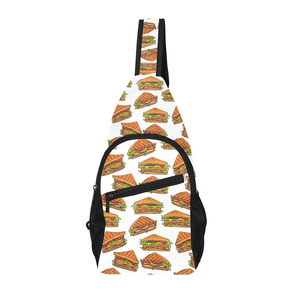 Sandwich Pattern Print Design 02 All Over Print Chest Bag