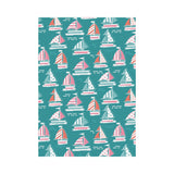 Cute sailboat pattern House Flag Garden Flag