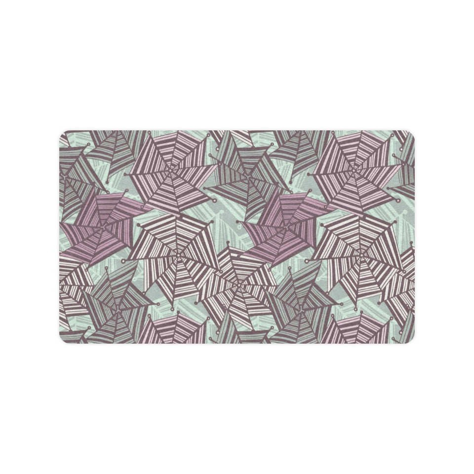 Spider web cobweb design color pattern Doormat