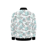 Shell polynesian tribal Kids' Boys' Girls' Bomber Jacket