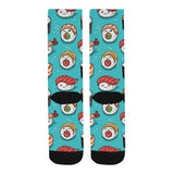 Cute sushi pattern Crew Socks