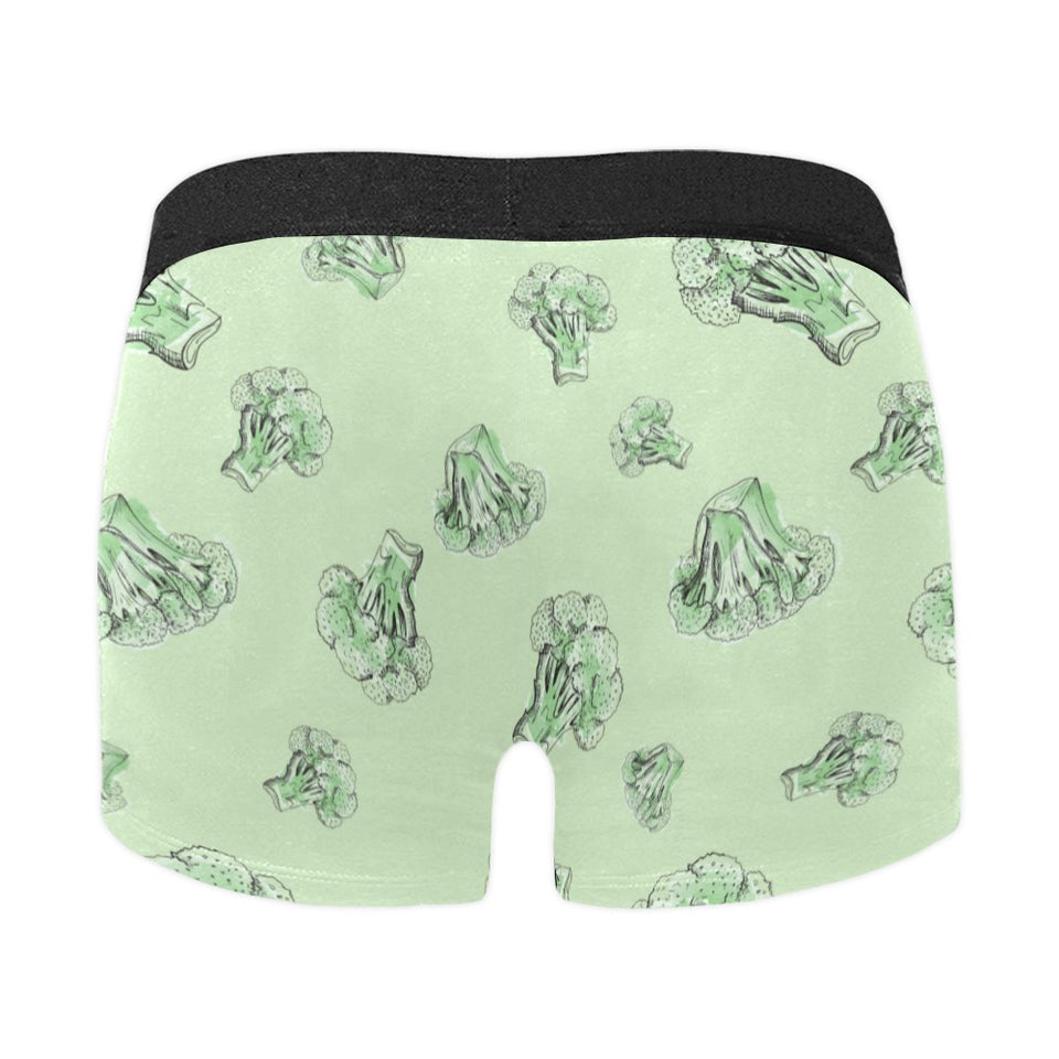 broccoli sketch pattern Men's All Over Print Boxer Briefs Men's Underwear
